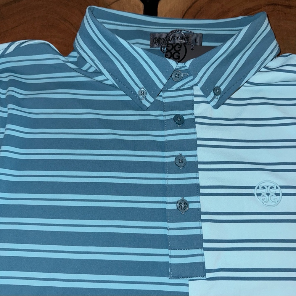 G/Fore Golf Shirt Mens  Green  Short Sleeve Pol NEW